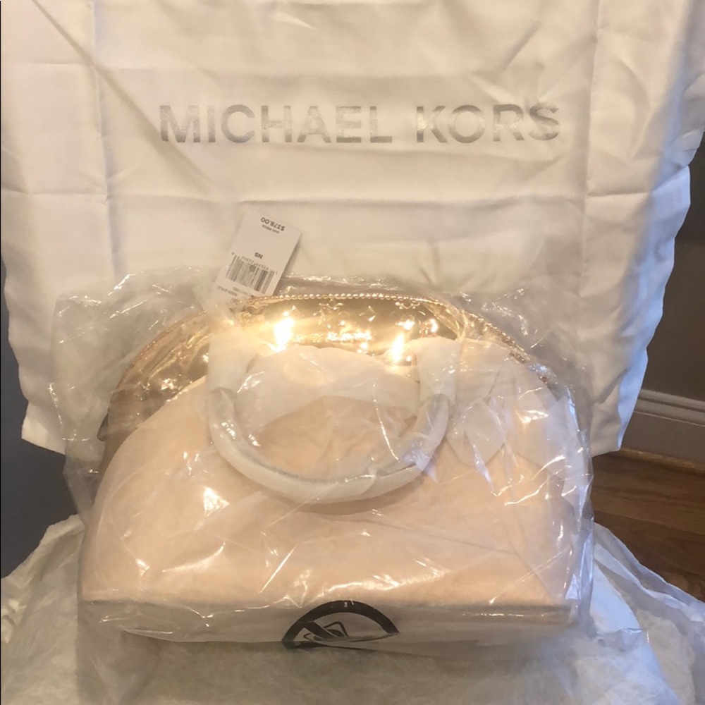 Michael Kors “Rose Gold” LG DOME SATCHEL